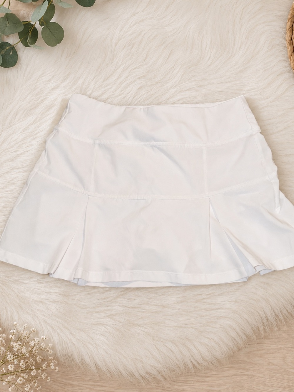 White Women's Mini Skirt